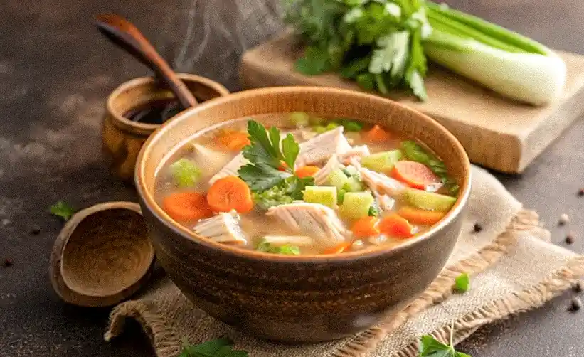 Premium Hot Soup Veg and Chicken