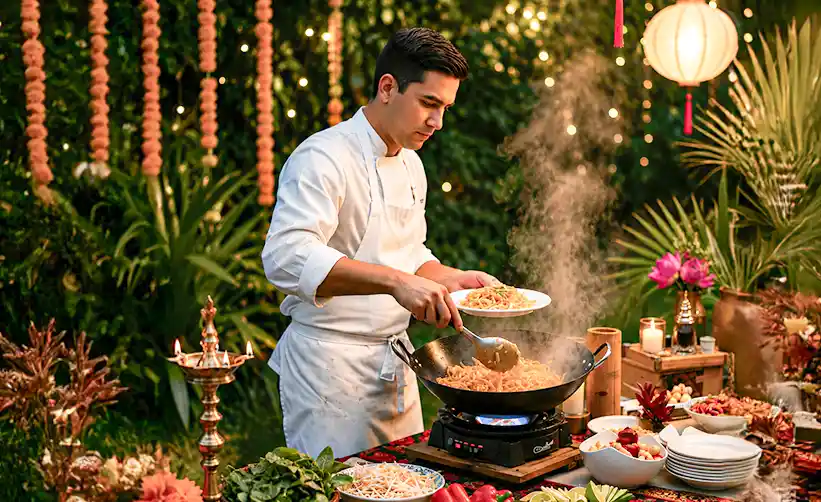 Live Kabab Counter Catering